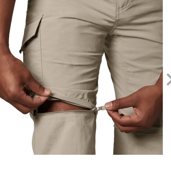 Columbia PFG Silver Ridge Convertible Pants Men's Size 36 X 32 Tan - Picture 2 of 11